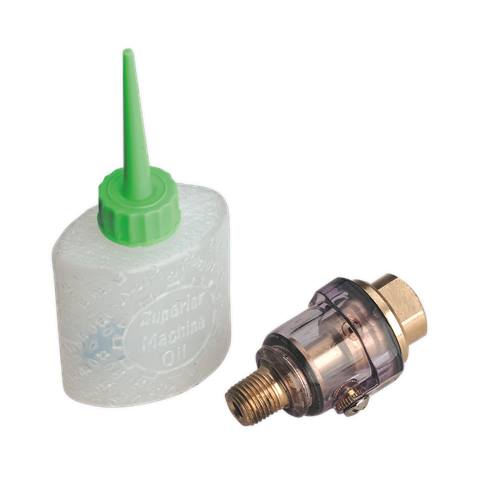 Mini In-Line Air Tool Oiler with Filler 1/4"BSP