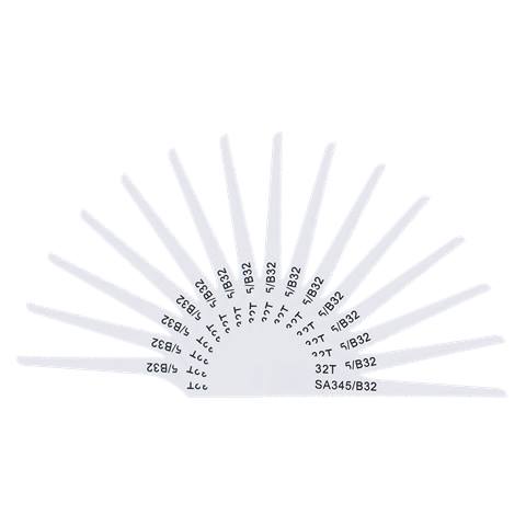 74mm HSS Air Saw Blade 32tpi - Pack of 15