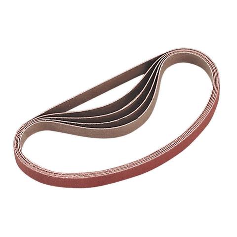 10 x 330mm Sanding Belt 120Grit - Pack of 5