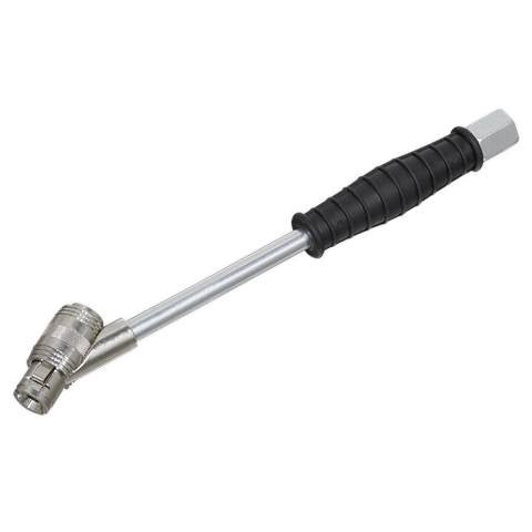 Twin Clip-On Connector for Tyre Inflators 1/4"BSP Fitting