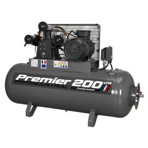 Premier 200L Belt Drive Air Compressor 5.5hp