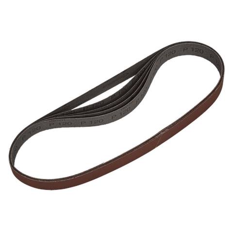 25 x 762mm Sanding Belt 120Grit - Pack of 5