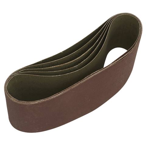 76 x 457mm Sanding Belt 240Grit - Pack of 5