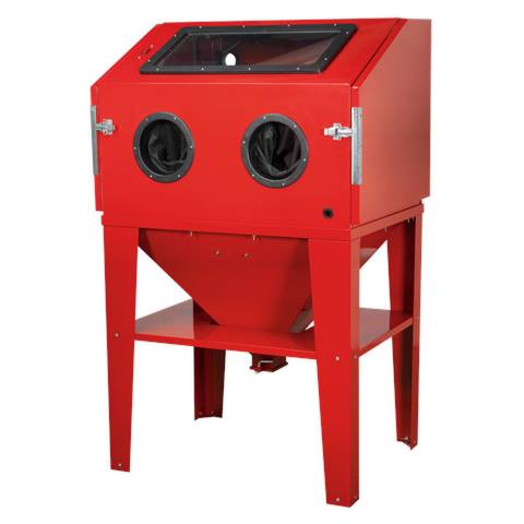 Shot Blasting Double Access Cabinet 960 x 720 x 1500mm
