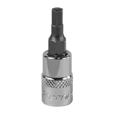 Premier Hex Socket Bit 1/4"Sq Drive 4mm