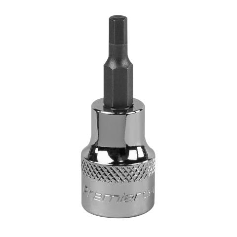 Premier Hex Socket Bit 3/8"Sq Drive 4mm