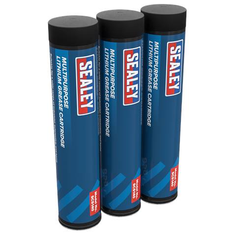 Multipurpose Lithium Grease Cartridge 3oz/85g - Pack of 3
