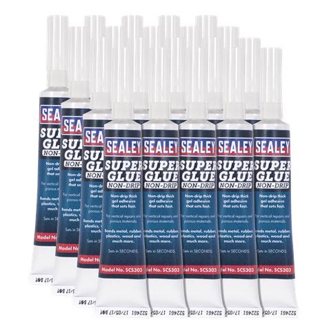 Non-Drip Gel Super Glue 20g - Pack of 20