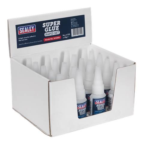 Rapid Set Super Glue 20g - Pack of 20