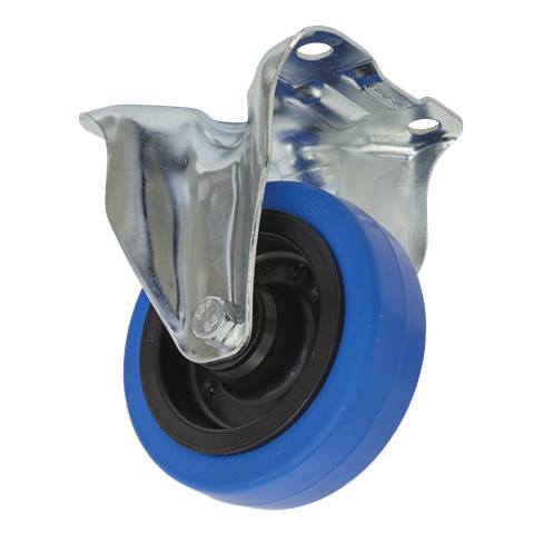 100mm Castor Wheel with Fixed Plate