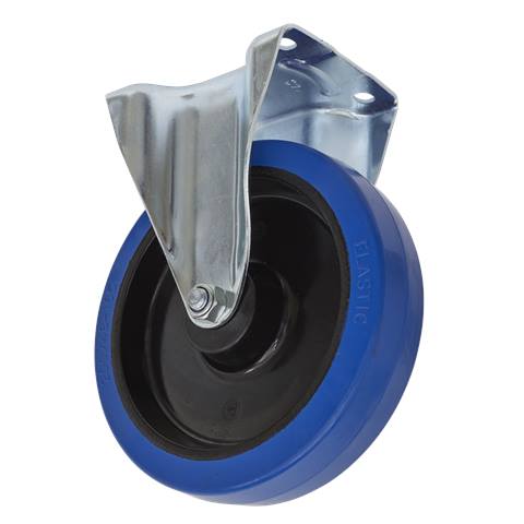 200mm Castor Wheel with Fixed Plate