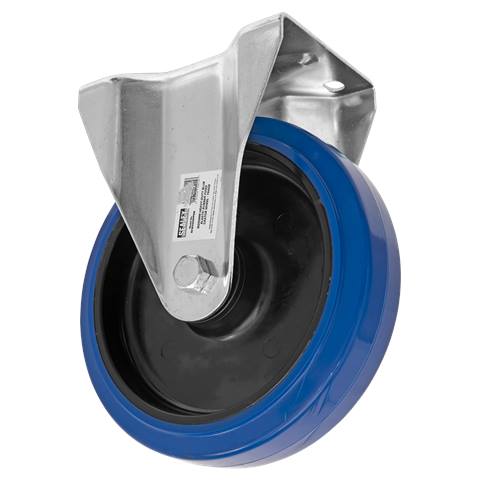 200mm Castor Wheel with Fixed Plate