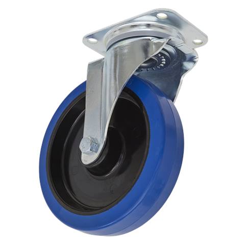 200mm Castor Wheel with Swivel Plate