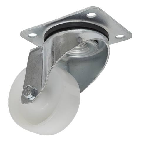80mm Castor Wheel with Swivel Plate