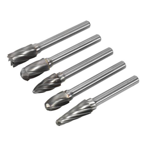 Ripper/Coarse Tungsten Carbide Rotary Burr Set 5pc