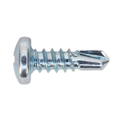 Zinc Plated Self-Drilling Pan Head Phillips Screw 4.2 x 13mm - Pack of 100