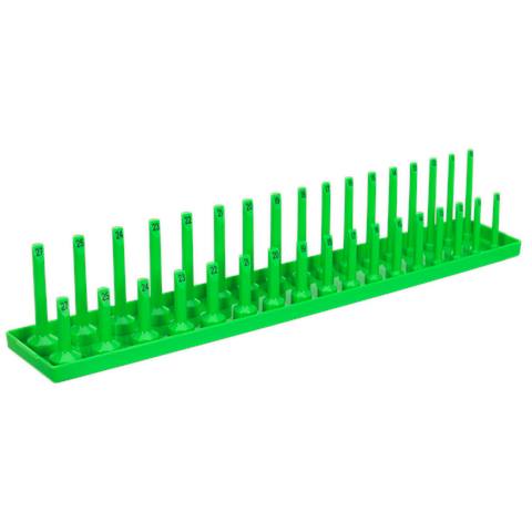 Premier Socket Holder 1/2"Sq Drive 10-27mm - Hi-Vis Green