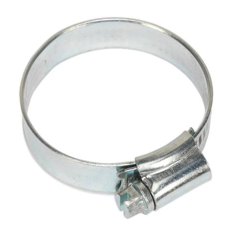 Zinc Plated Hose Clip 32-44mm - Pack of 20