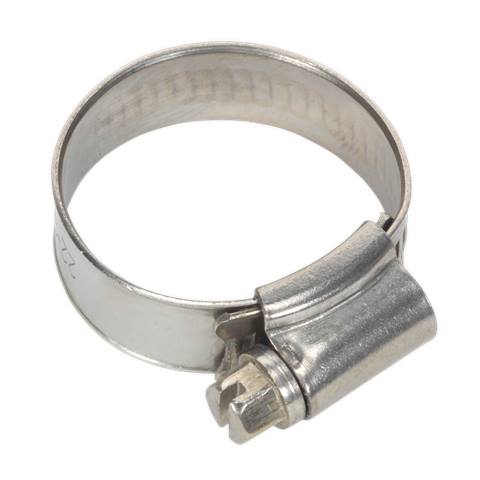 Stainless Steel Hose Clip 22-32mm - Pack of 10