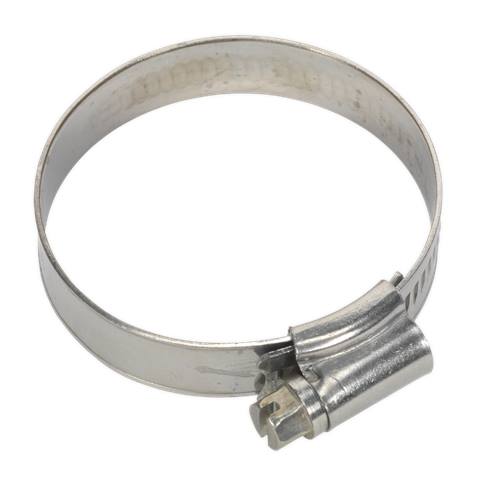 Stainless Steel Hose Clip 35-51mm - Pack of 10
