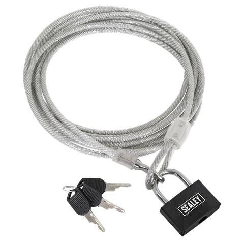 Motorcycle Cable Lock 3m
