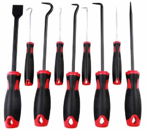 9pc Scraper, Hook & Pick Set Heavy Duty