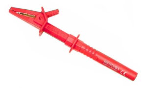 Fused Red Croc Clip