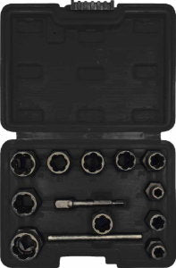 13 Pcs 3/8" Dr. Bolt and NutGrip Extractor Set