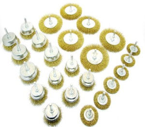 Powerhand 24PC Wire Wheel and Cup Brush Kit