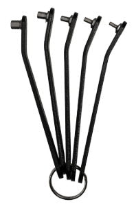Powerhand 5Pc Ultra Low Profile Offset Hex Set