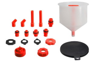Spill-Free Coolant Fill Funnel 18 Piece