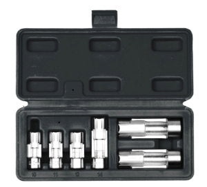 6Pc 3/8 & 1/2"Slotted Sensor Socket Set