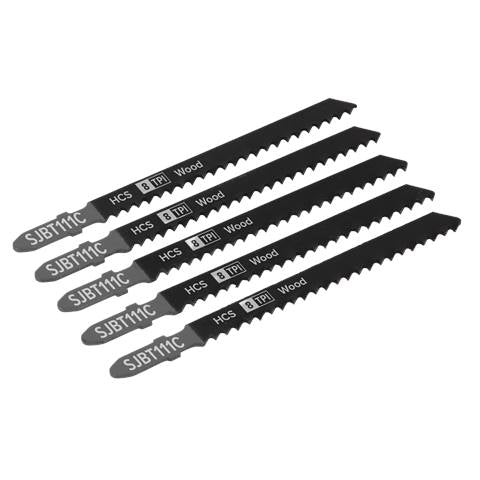 Jigsaw Blade for General Wood 100mm 8tpi - Pack of 5