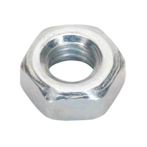 Zinc Plated Steel Nut M4, DIN 934 - Pack of 100