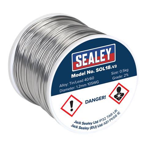 Quick Flow Solder Wire 1.2mm/18SWG 0.5kg Reel