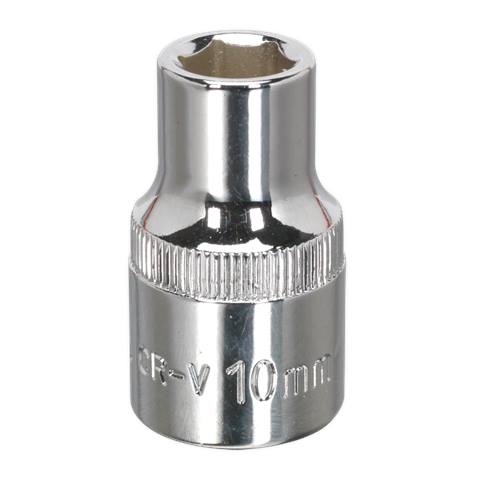 Premier Fully Polished Socket 1/2"Sq Drive 10mm