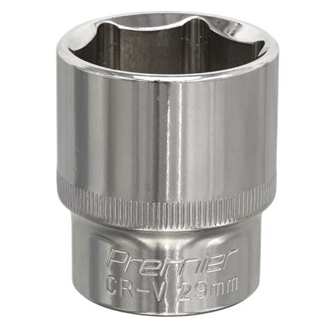 Premier Fully Polished Socket 1/2"Sq Drive 29mm