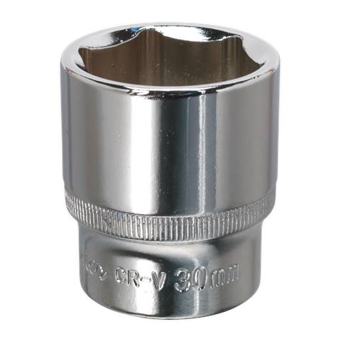 Premier Fully Polished Socket 1/2"Sq Drive 30mm