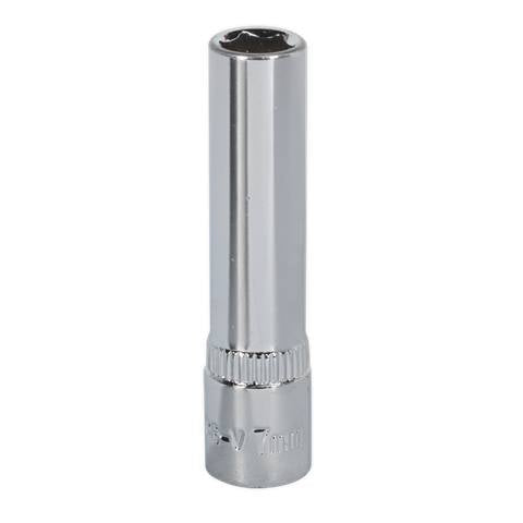 Premier Fully Polished Deep Socket 1/4"Sq Drive 7mm