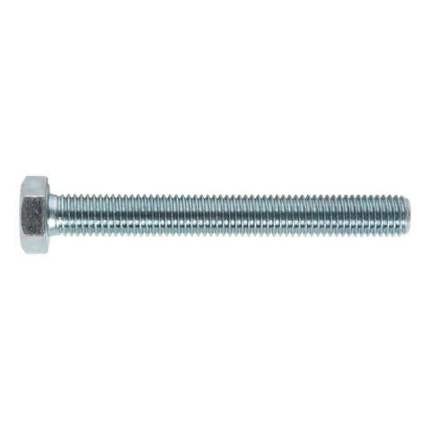 8.8 Zinc Plated HT Setscrew M12 x 100mm, DIN 933 - Pack of 10