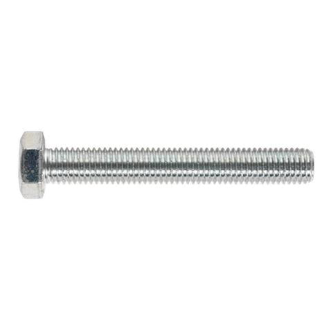 8.8 Zinc Plated HT Setscrew M14 x 100mm, DIN 933 - Pack of 10