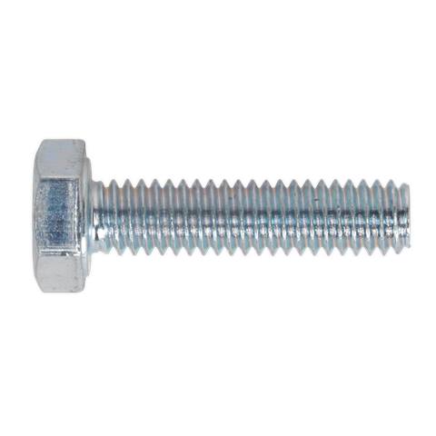 8.8 Zinc Plated HT Setscrew M4 x 10mm, DIN 933 - Pack of 50