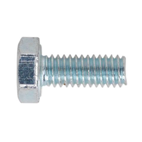8.8 Zinc Plated HT Setscrew M4 x 16mm, DIN 933 - Pack of 50