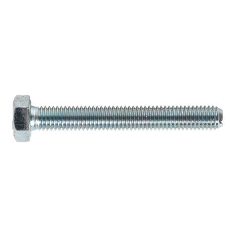 8.8 Zinc Plated HT Setscrew M8 x 60mm, DIN 933 - Pack of 50