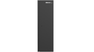 19 Inch Full Height Side Locker Gloss Black Body