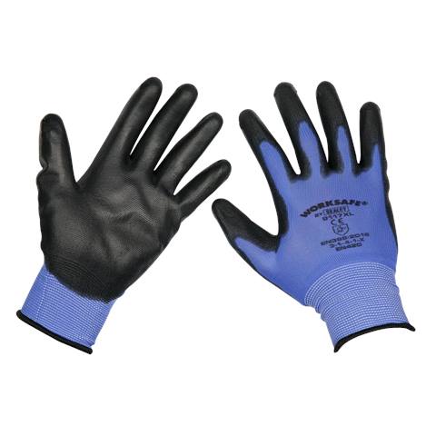 Worksafe® Lightweight Precision Grip Gloves, X-Large - Pack of 6 Pairs