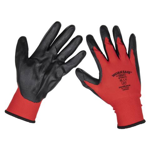 Worksafe® Nitrile Palm Gloves, X-Large - Pack of 6 Pairs