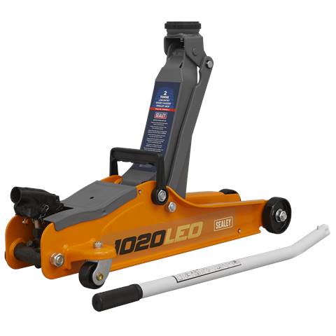 Low Profile Short Chassis Trolley Jack 2 Tonne - Orange