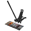 Low Profile Custom Design Trolley Jack with Rocket Lift 2 Tonne - Black
