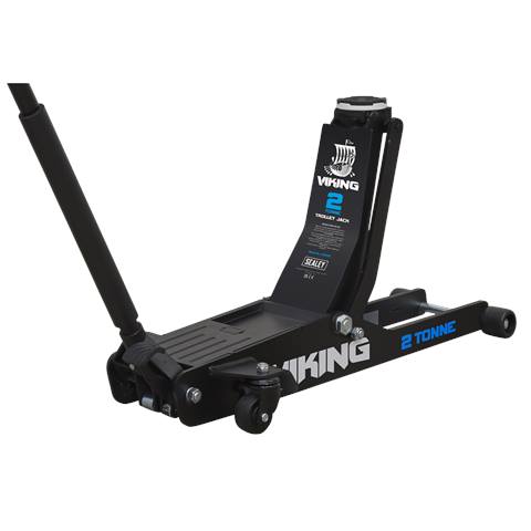 Viking Low Profile Professional Long Reach Trolley Jack with Rocket Lift 2 Tonne